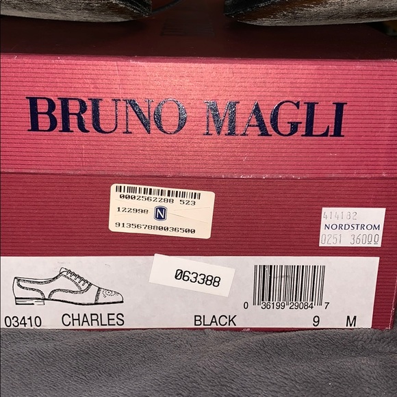Bruno Magli Charles black dress shoes EUC - Picture 4 of 7